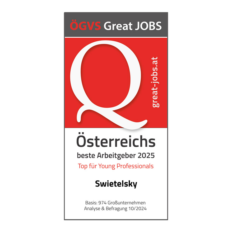 TOP Arbeitgeber 2025 Swietelsky Young Professionals