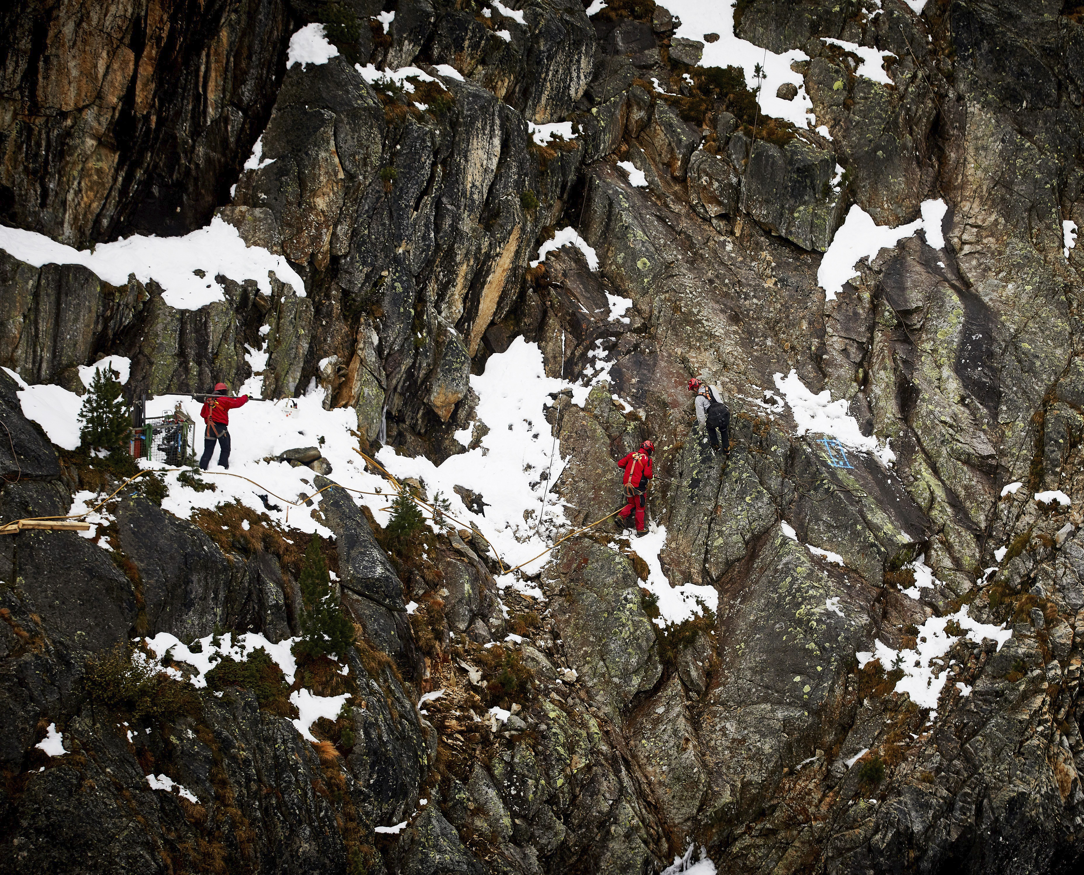 In dünner Luft vor steilem Abgrund