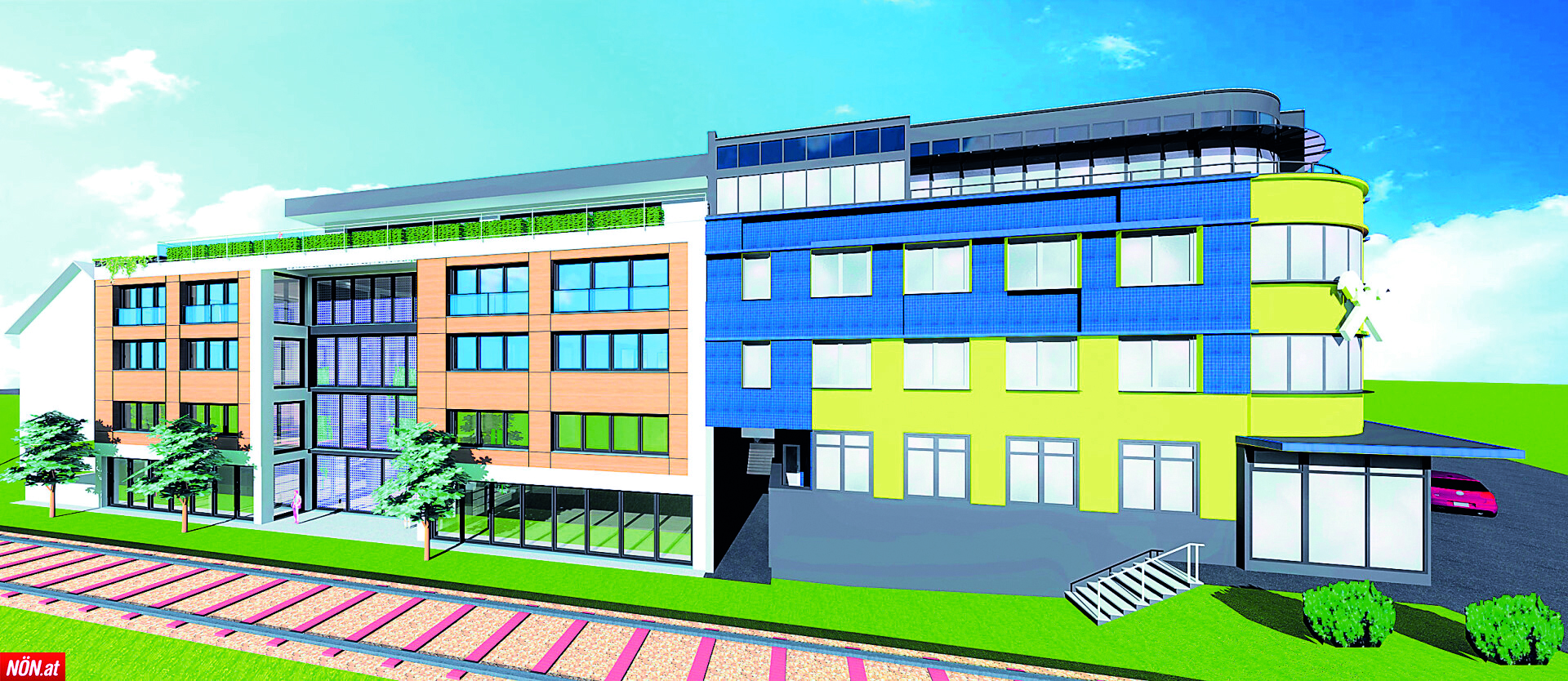 Green Building Raika Wieselburg Cmyk